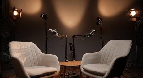 Podcast recording setting